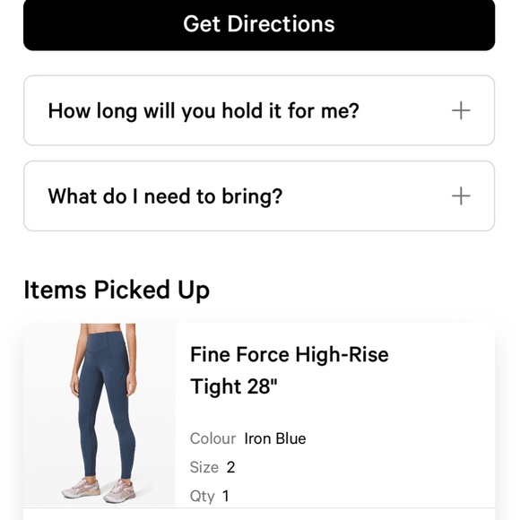 Lululemon Leggings Fine Force High-Rise 28” Size 2 - Picture 2 of 3